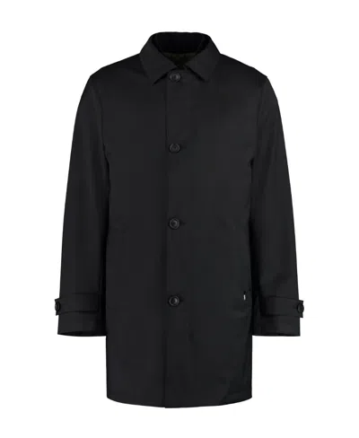 Hugo Boss Jared Three In One Peacoat In Black