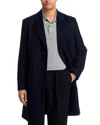 Hugo Boss Jared Wool & Cashmere Regular Fit Topcoat In Black