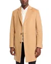 Hugo Boss Jared Wool & Cashmere Regular Fit Topcoat In Medium Beige