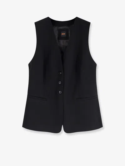 Hugo Boss Javesta Gilet In Black