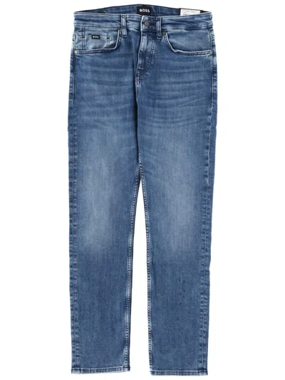 Hugo Boss Jeans Slim Man In Blue