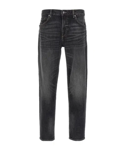 Hugo Boss Jeans With Belt Loops In Black