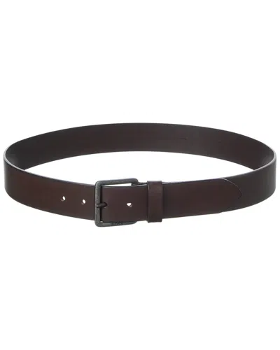 Hugo Boss Boss Jeeko Leather Belt In Brown