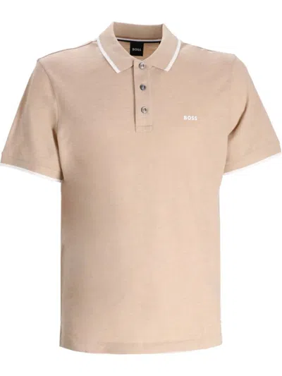 Hugo Boss Jersey In Beige