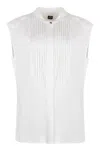Hugo Boss Boss Jersey Blouse In White