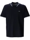 Hugo Boss Polo With Logo In Blue