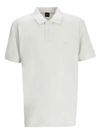 Hugo Boss Poloshirt Aus Jersey In White