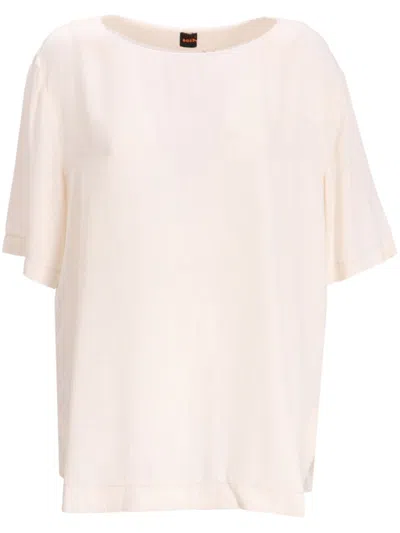 Hugo Boss Jersey T-shirt In 中性色