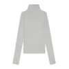 Hugo Boss Jersey Top With High Neckline In Gray