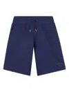 Hugo Boss Jersey Track Shorts In 蓝色