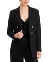 Hugo Boss Jestena Double Breasted Blazer In Black