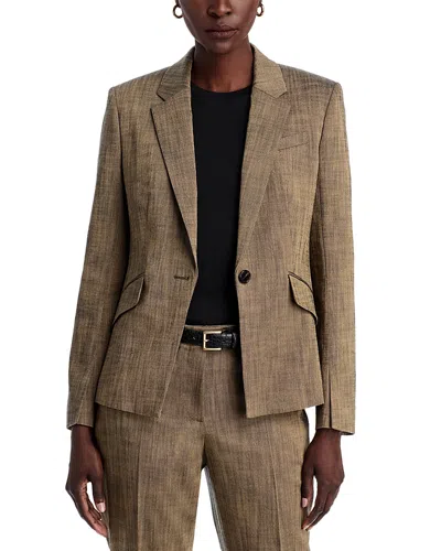 Hugo Boss Jia Blazer In Teak Sharksin