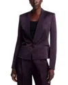 Hugo Boss Jia Tuxedo Blazer In Purple