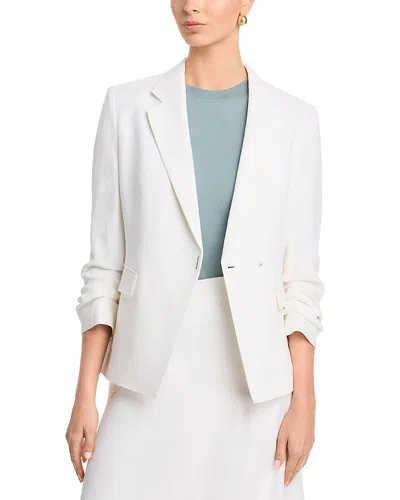 Hugo Boss Jia8 Double Breasted Blazer In White