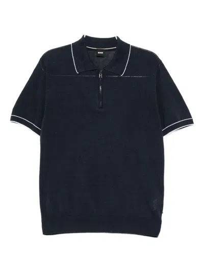 Hugo Boss Jiovanotto Polo Shirt In Black
