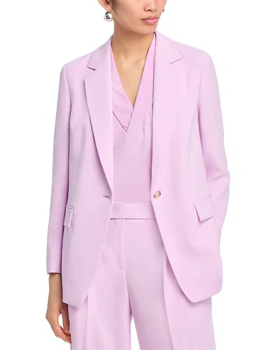 Hugo Boss Jocaluah Single Button Blazer - Exclusive In Pink