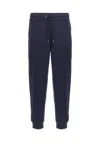 Hugo Boss Jogger-style Pants With Tapered Legs In Blue