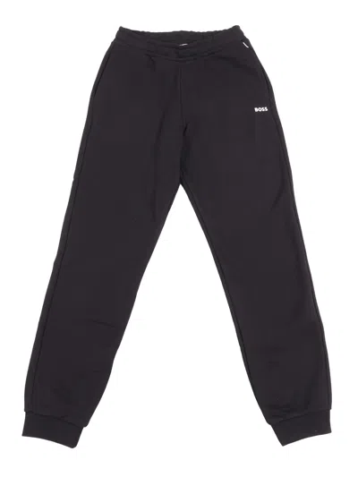Hugo Boss Kids' Jogging Pants In Black