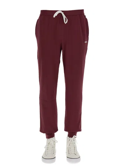 HUGO BOSS JOGGING PANTS WITH LOGO EMBROIDERY