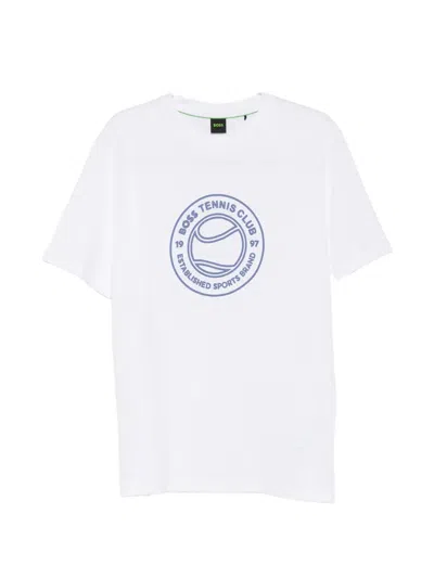 Hugo Boss Join Graphic-print T-shirt In White