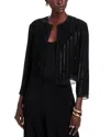 Hugo Boss Jolenas Beaded Jacket In Black