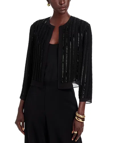Hugo Boss Jolenas Beaded Jacket In Black