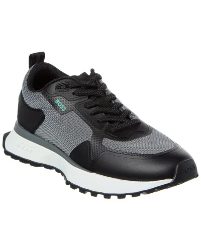 Hugo Boss Jonah Mesh Sneaker In Grey