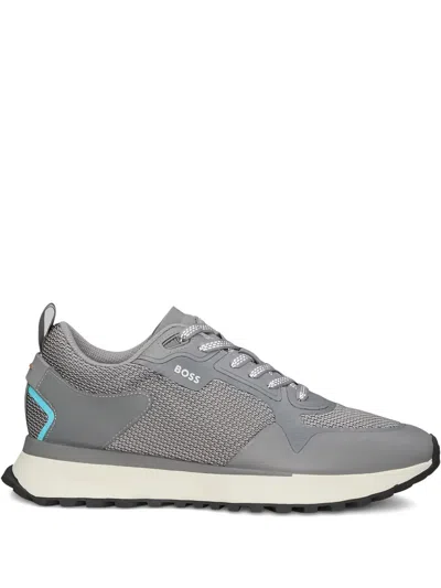 Hugo Boss Jonah Runn "grey" Sneakers In Gray