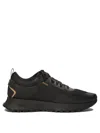 Hugo Boss Boss Jonah Fabric Low-top Sneakers In Black