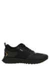 Hugo Boss Boss Jonah Fabric Low-top Sneakers In Black