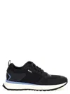 Hugo Boss Jonah Mixed-material Trainers With Mesh Details And Brandi