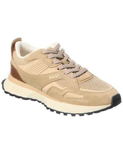 HUGO BOSS JONAH SUEDE RUNNING SNEAKER