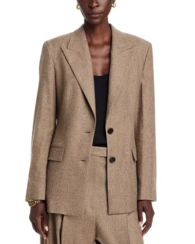 Hugo Boss Jonahsa Slim Fit Tailored Jacket In Bisque Melange