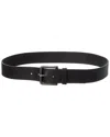 Hugo Boss Joris Leather Belt In Black
