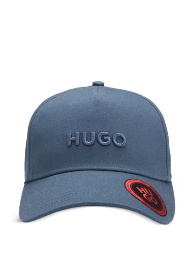 Hugo Boss Jude Logo-embroidered Baseball Cap In Blue