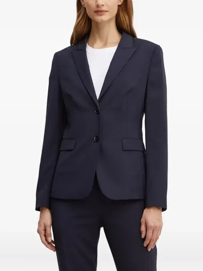 HUGO BOSS JULEAH BUTTON SINGLE-BREASTED BLAZER