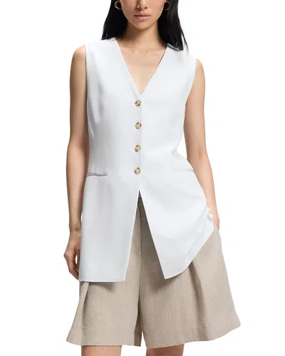 Hugo Boss Julinial Sleeveless Blazer - Exclusive In White