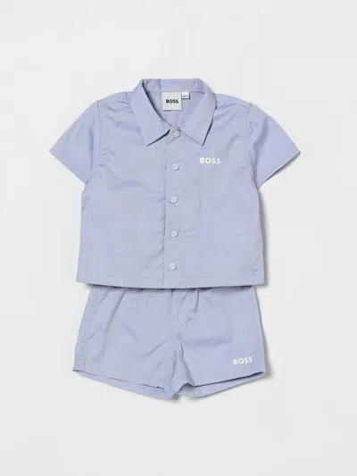 Hugo Boss Babies' Romper Kids Boss In Purple