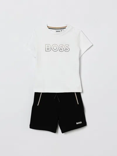 Hugo Boss Babies' Jumpsuit Boss Kids Color Black In Multi