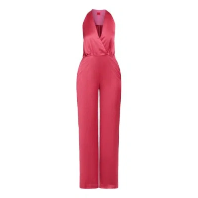 Pre-owned Hugo Boss Jumpsuit In Red