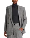 Hugo Boss Juseka Plaid Blazer In Griffin Glencheck