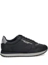 Hugo Boss Kai Panelled Sneakers In Blue