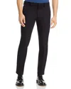 Hugo Boss Slim-fit Trousers In Stretch Cotton In Black