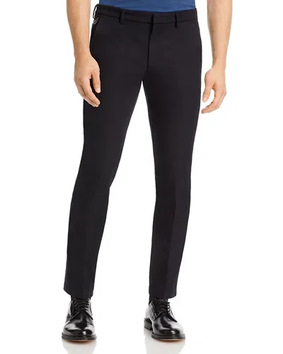 Hugo Boss Slim-fit Trousers In Stretch Cotton In Black