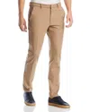 Hugo Boss Slim-fit Trousers In Stretch Cotton In Light Beige