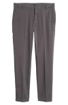 Hugo Boss Kane Cotton Blend Pants In Medium Grey