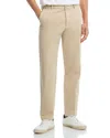 Hugo Boss Tapered-fit Regular-rise Trousers In Cotton Twill In Light Beige