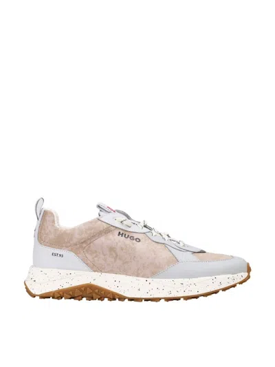 Hugo Boss Kane Runner Sneakers In White