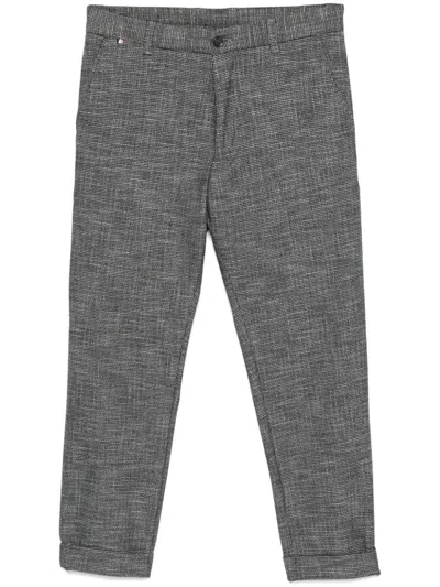 Hugo Boss Kane Trousers In Silver