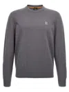 Hugo Boss Westart Round Neck Sweater In Gray